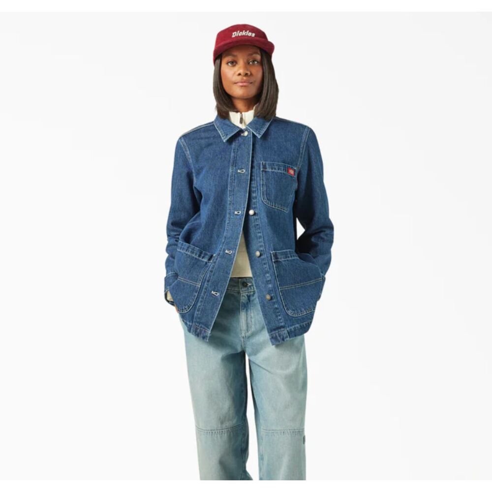 Dickies Women's Indigo Chore Coat Jacket